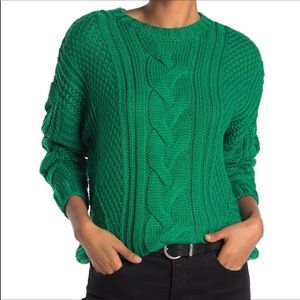 •Like new• One A Crewneck Cable Knit Sweater